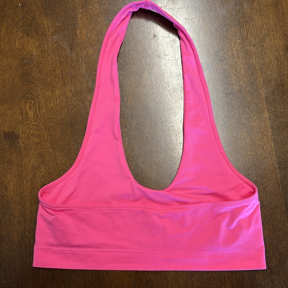 Free People Intimately Clean Lines Halter Bralettes + Ribbed Open Back Bralette - Picture 3 of 8